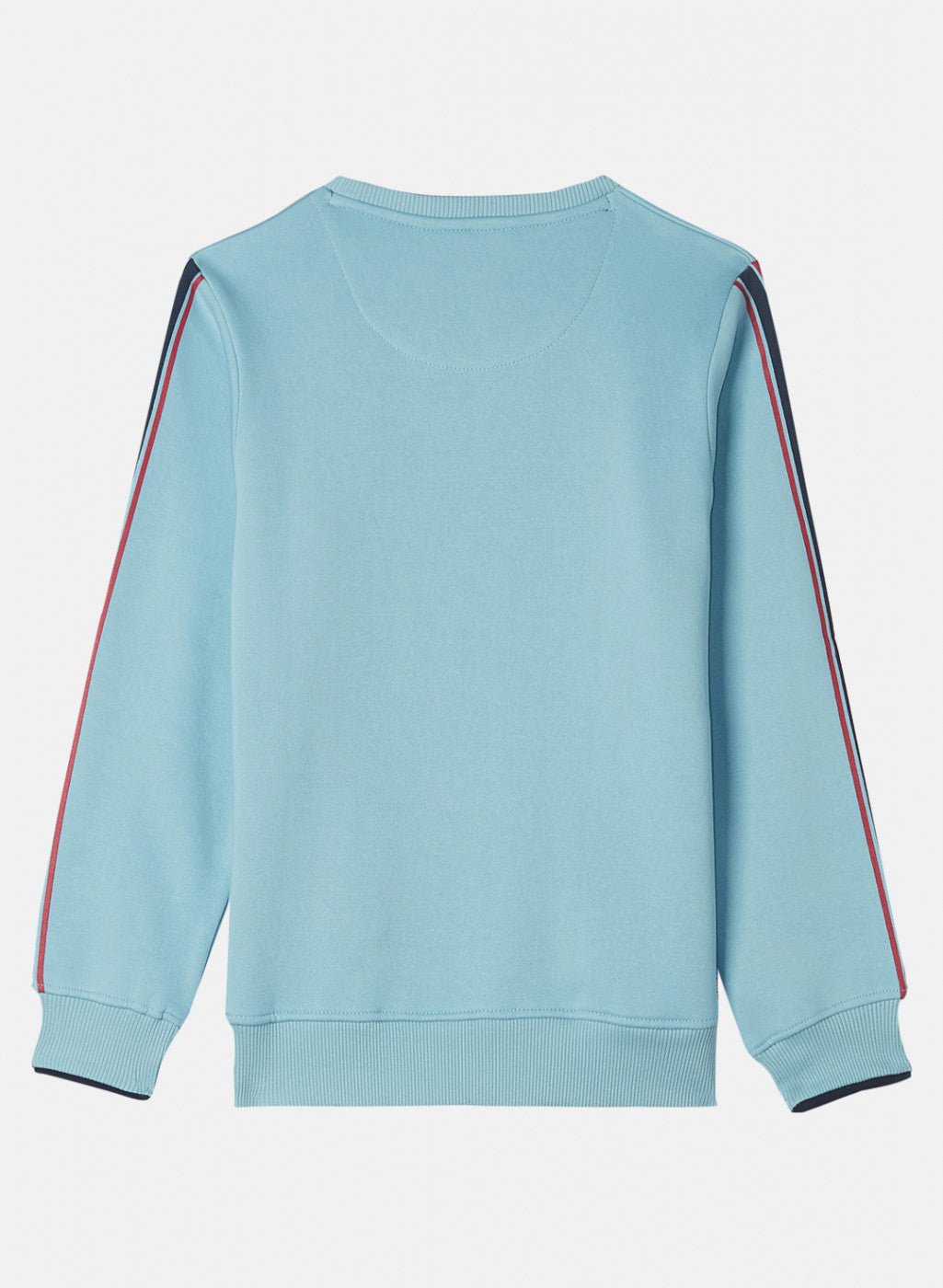 Boys Blue Printed Sweatshirt