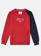 Boys Red Printed Sweatshirt