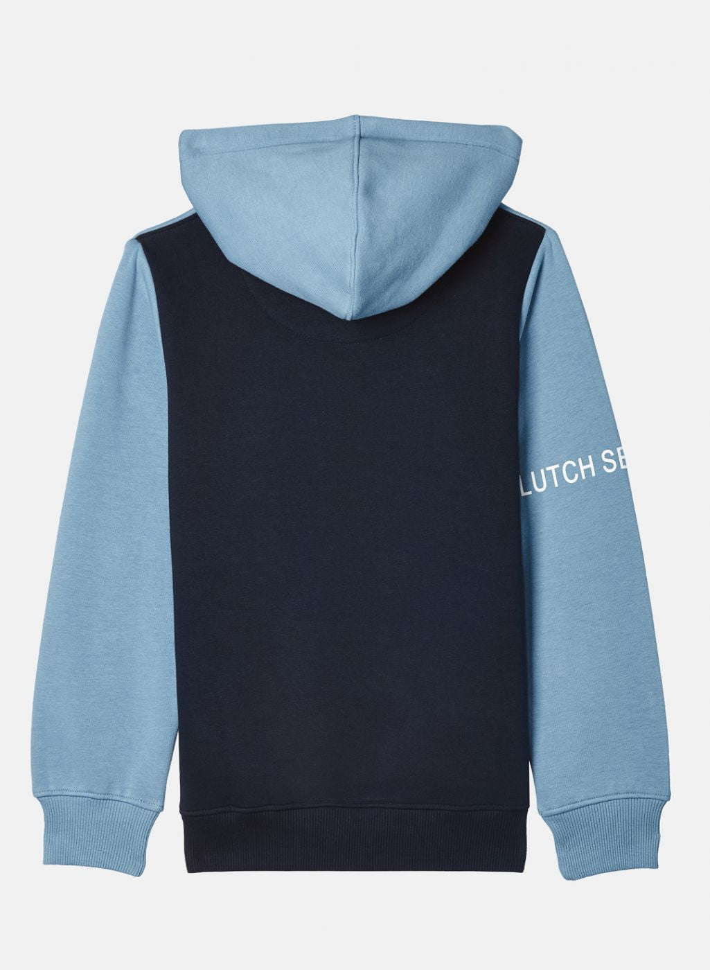 Boys Blue Printed Sweatshirt