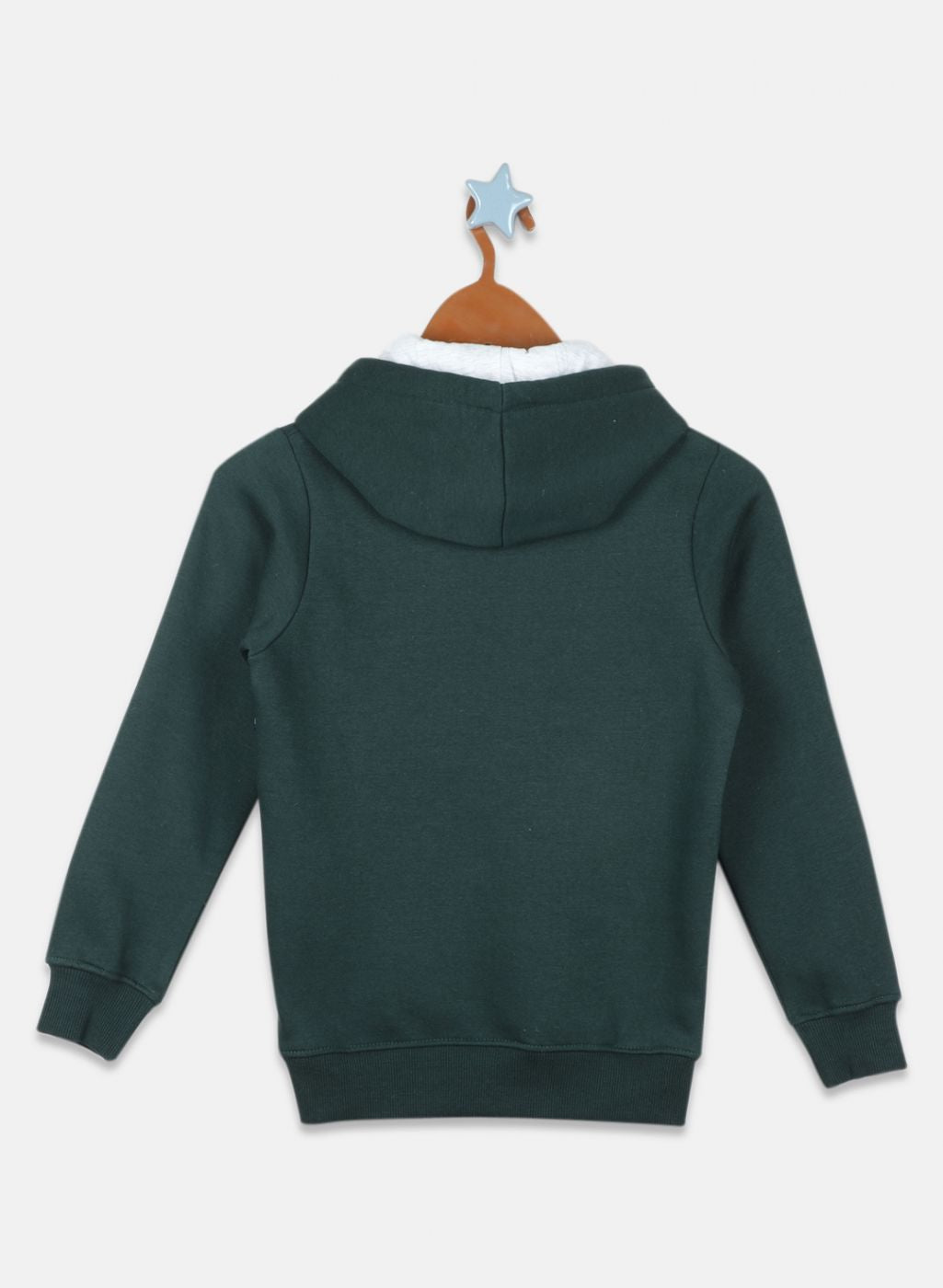 Boys Green Printed Sweatshirt