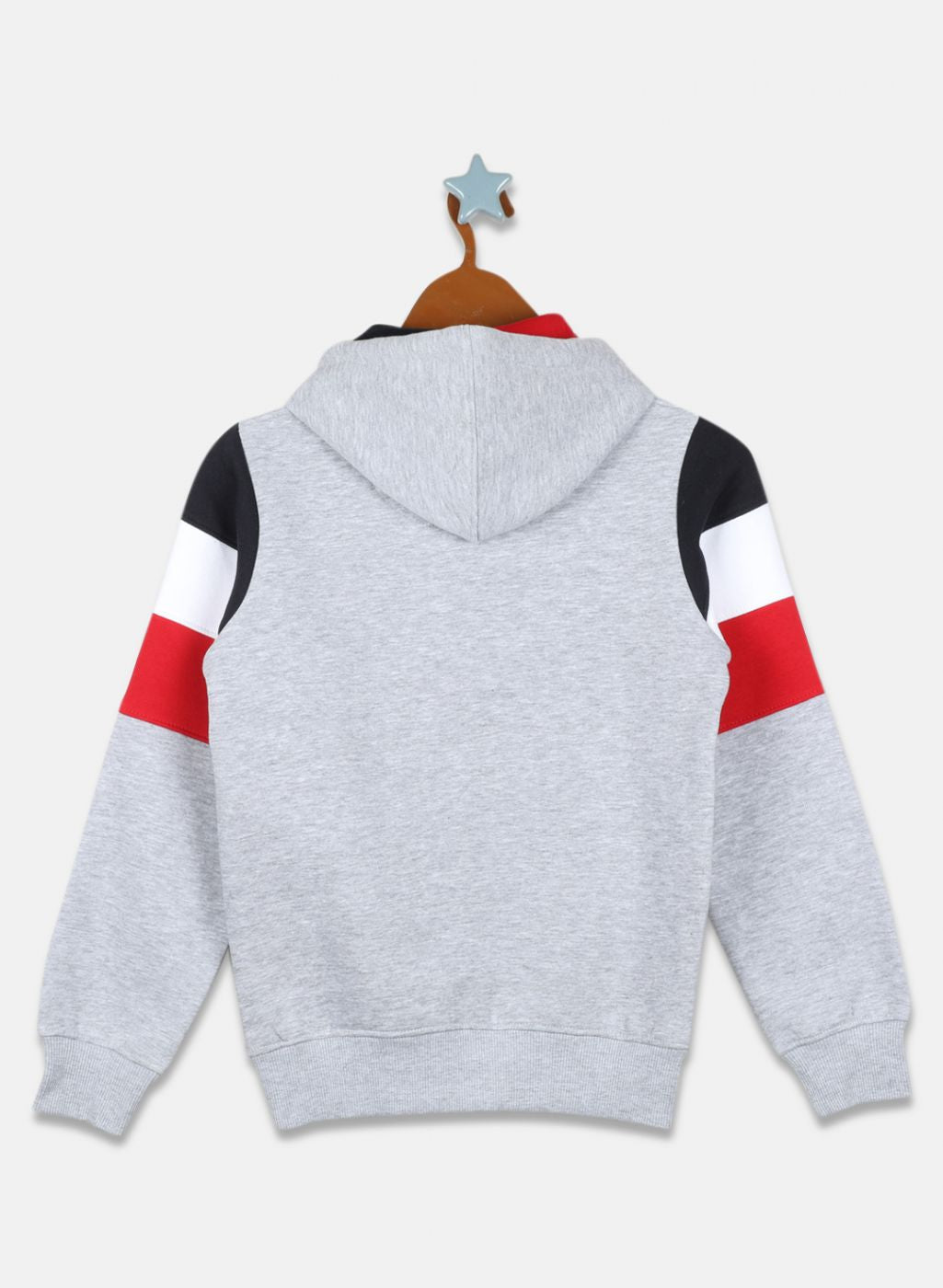 Boys Grey Printed Sweatshirt