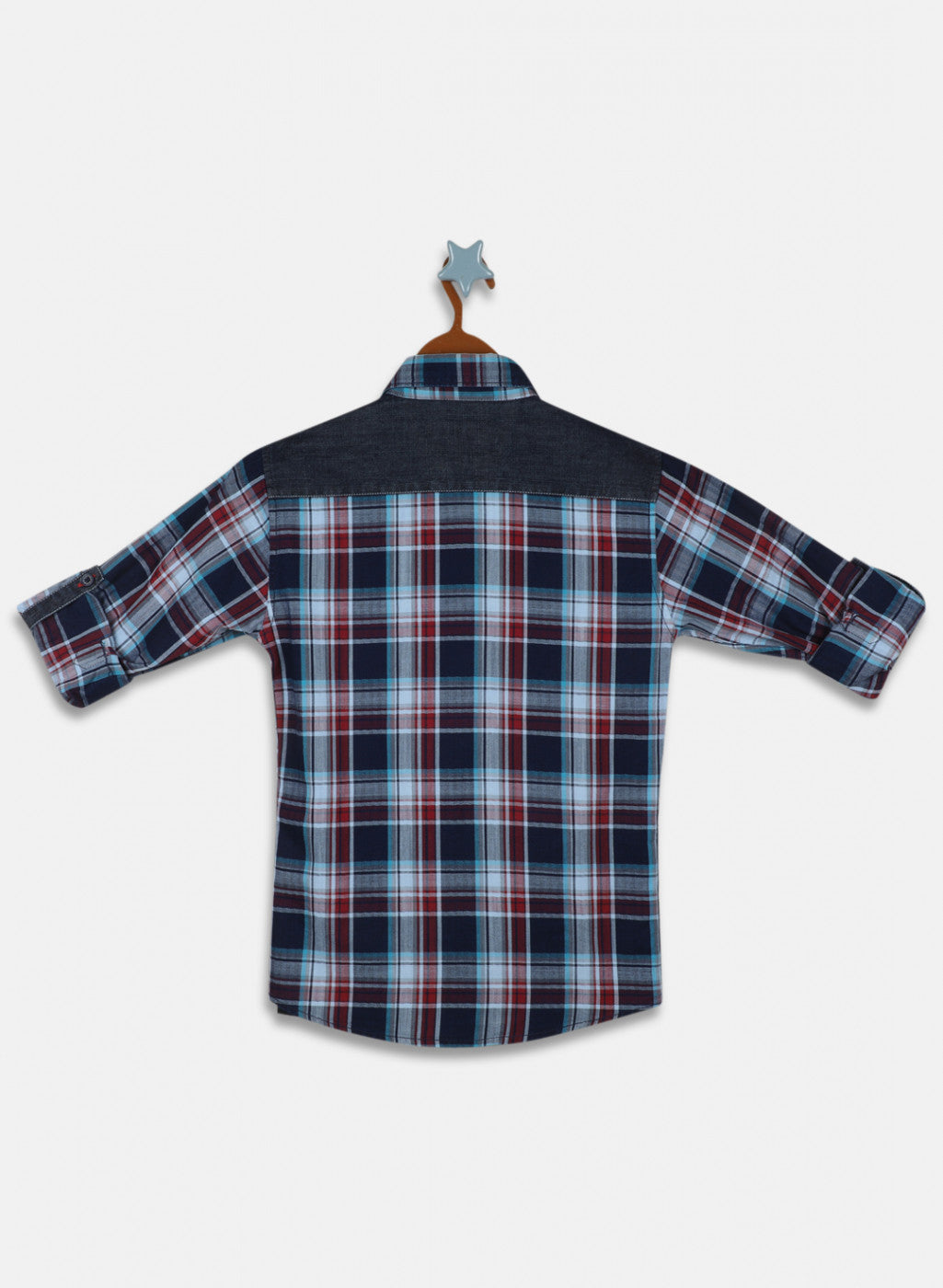 Boys Red Check Shirt