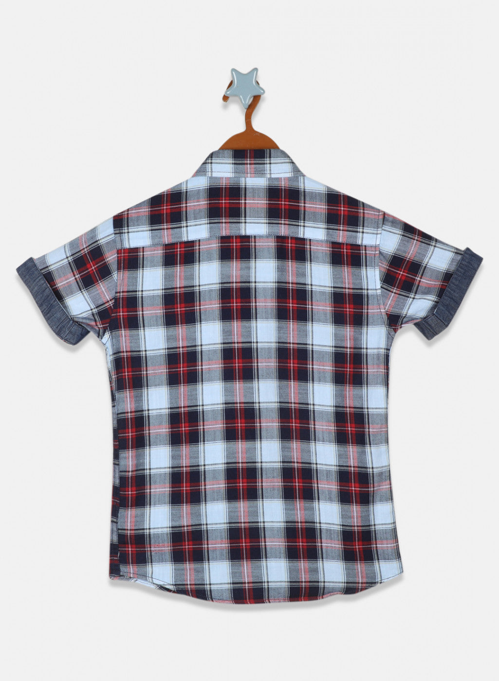 Boys Red Check Shirt