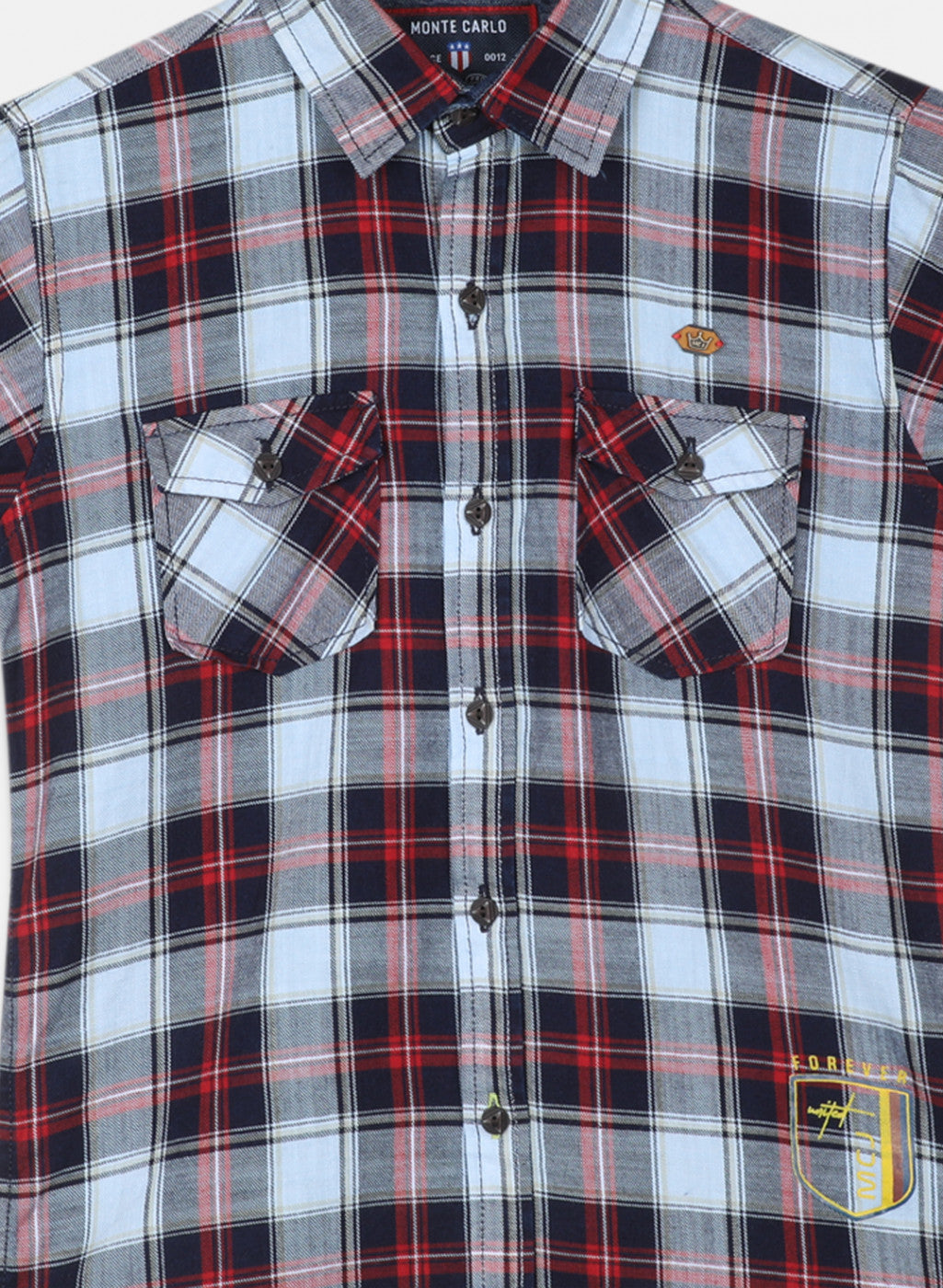 Boys Red Check Shirt