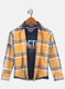 Boys Mustard Check Shirt