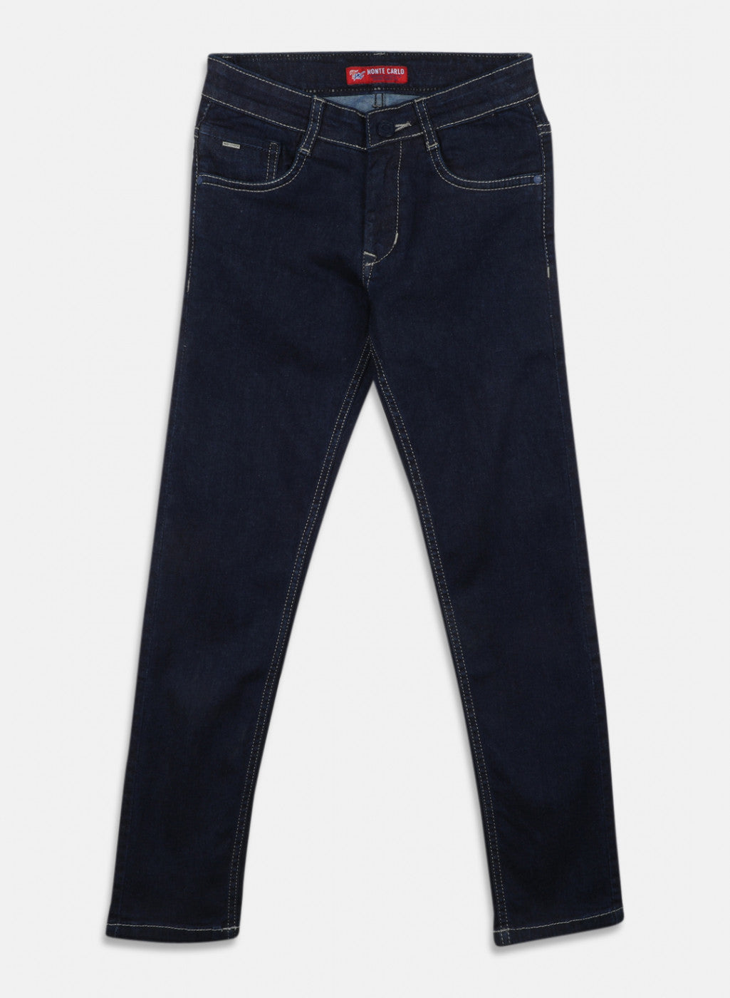 Boys Navy Blue Slim Fit Denim