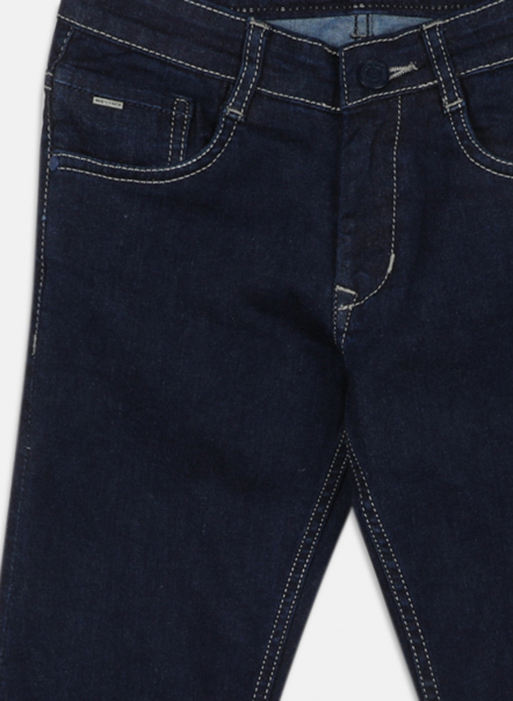 Boys Navy Blue Slim Fit Denim