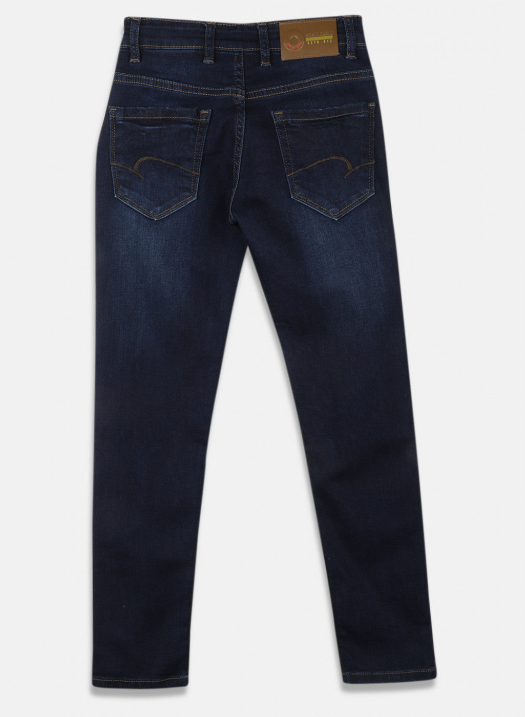 Boys Navy Blue Slim Fit Denim