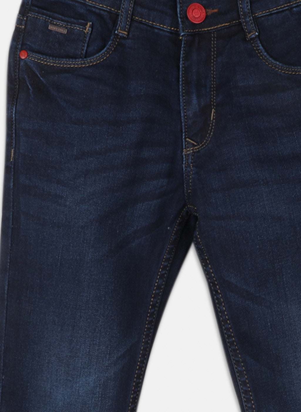 Boys Navy Blue Slim Fit Denim