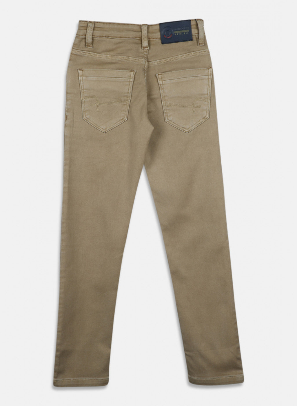 Boys Khaki Slim Fit Denim