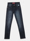 Boys Navy Blue Slim Fit Denim