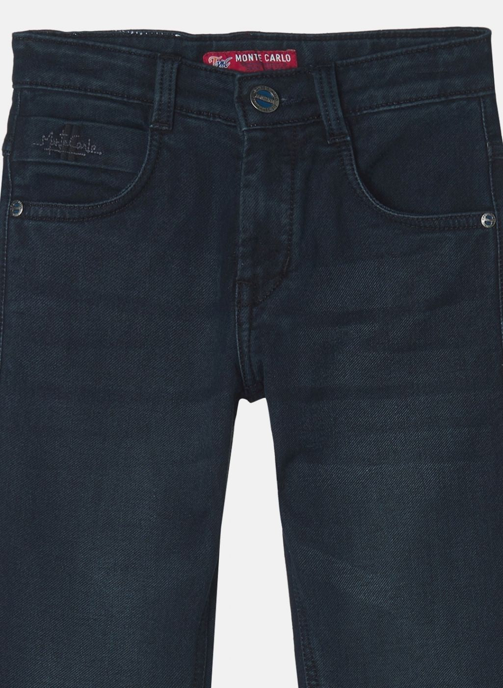 Boys NAvy Blue Slim Fit Denim