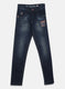 Boys Green Slim Fit Denim