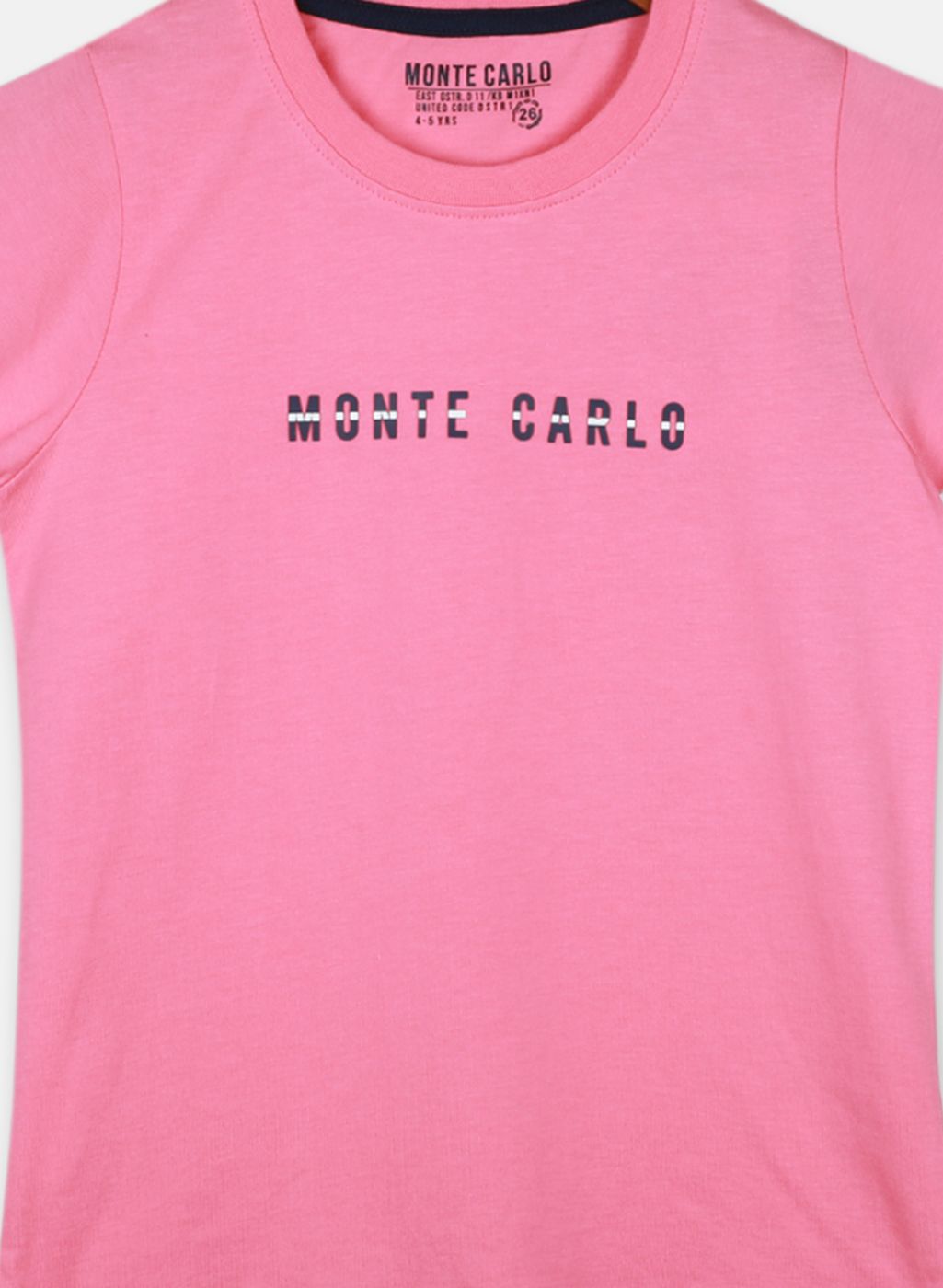 Boys Pink Printed T-Shirt