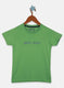 Boys Green Printed T-Shirt