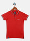 Boys Red Printed T-Shirt