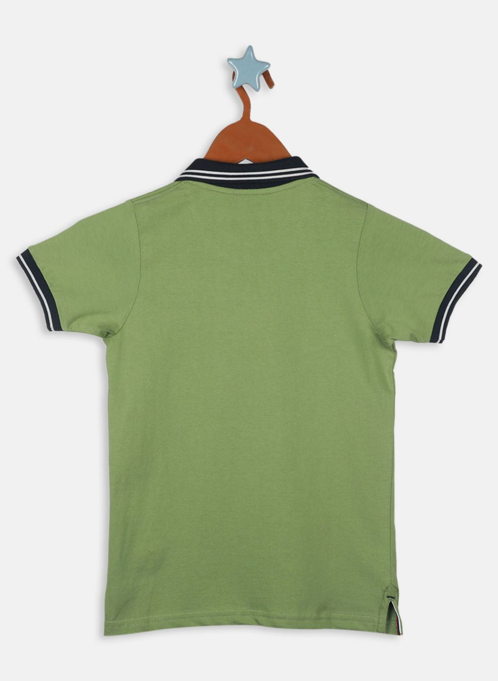 Boys Green Printed T-Shirt