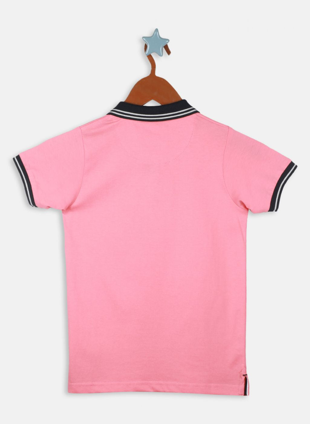 Boys Pink Printed T-Shirt