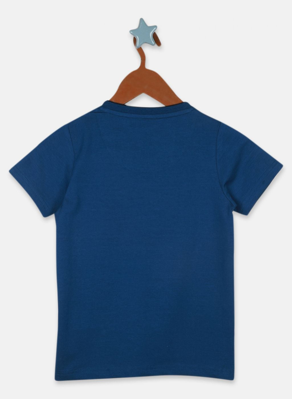 Boys Blue Printed T-Shirt