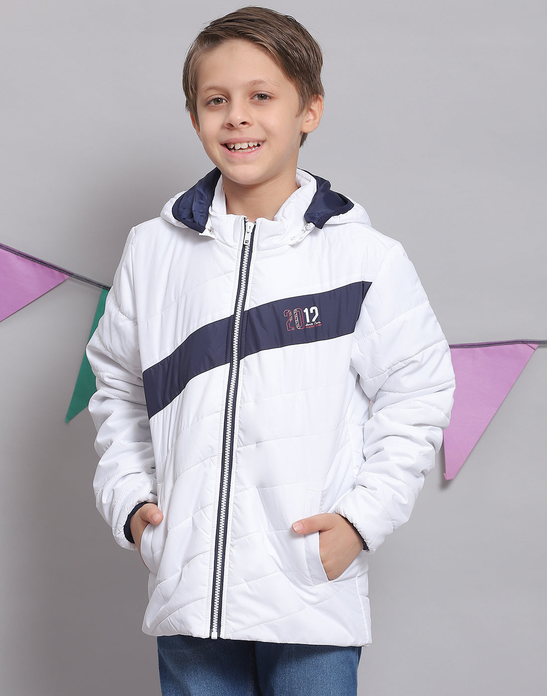 Boys hot sale white jacket