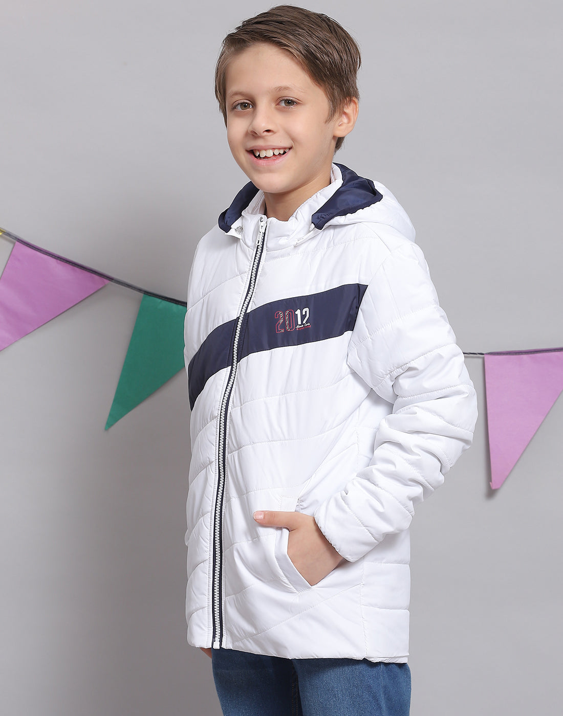 K Way Kids Le Vrai 3.0 Claude Hooded Jacket - Farfetch