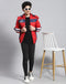 Boys Red Solid Hooded Full Sleeve Boys Jacket