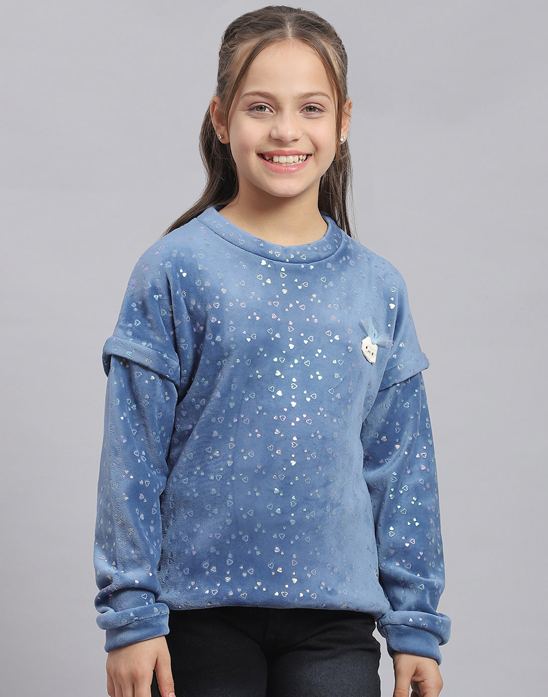 Girls teal cheap sweatshirt