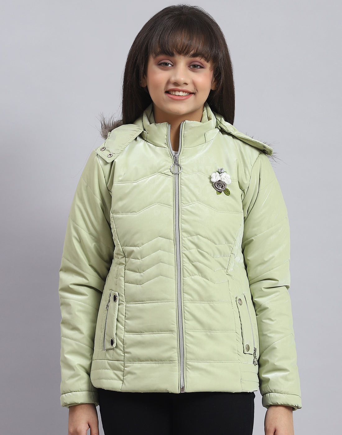 Gubotare Big Girls Winter Coats Thicken Coat With Pocket Hooded Jacket  Toddler Windproof Zipper Thick Warm (Pink,9-10 Years) - Walmart.com