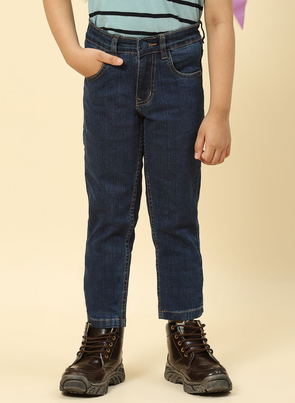 Boys Blue Slim Fit Denim