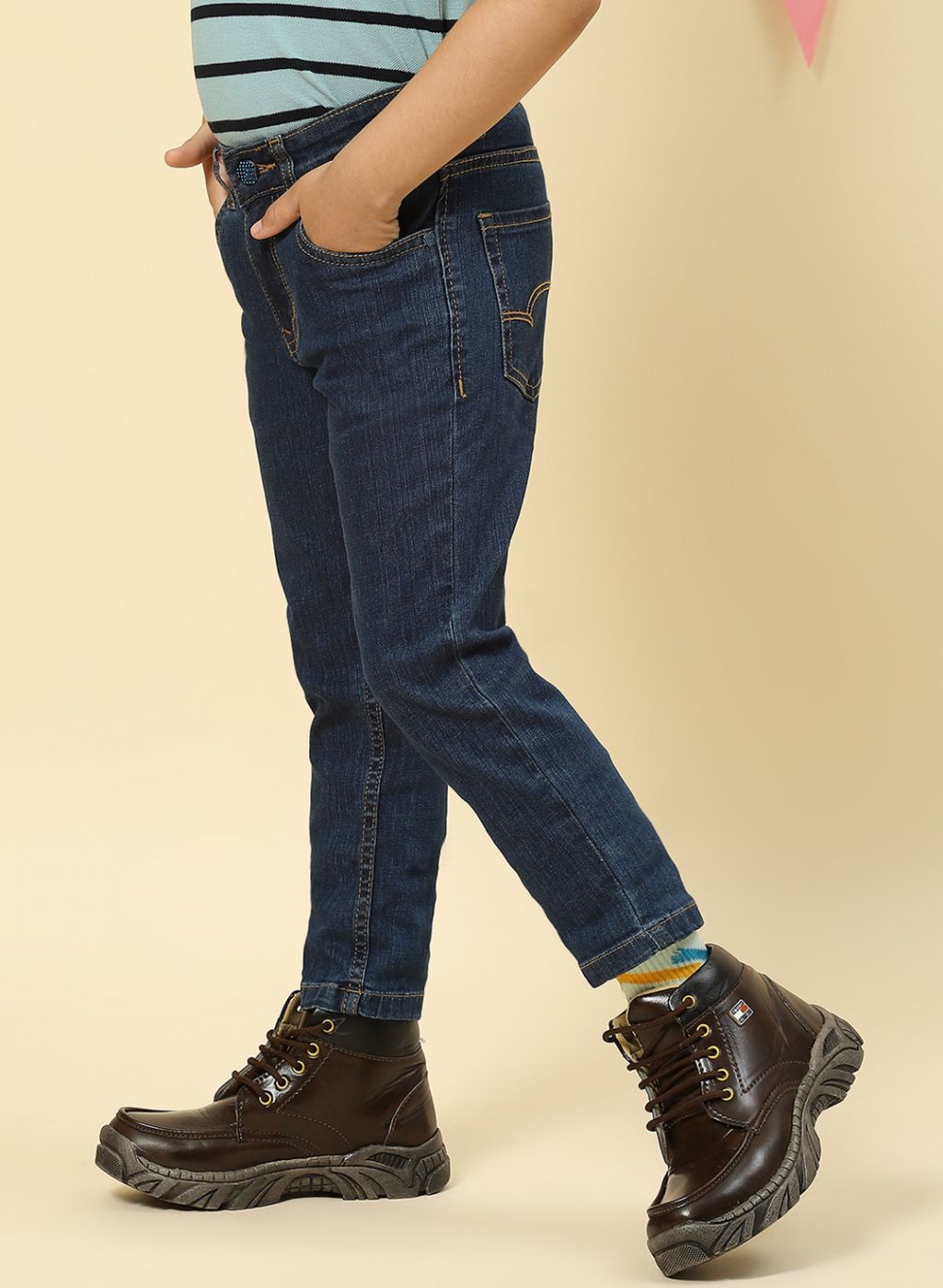 Boys Blue Slim Fit Denim