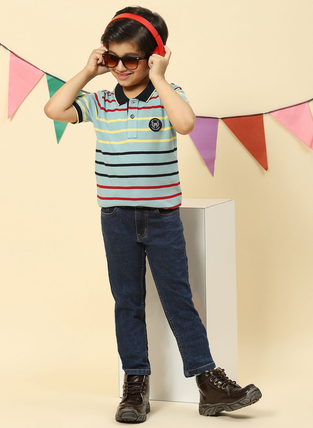 Boys Blue Slim Fit Denim