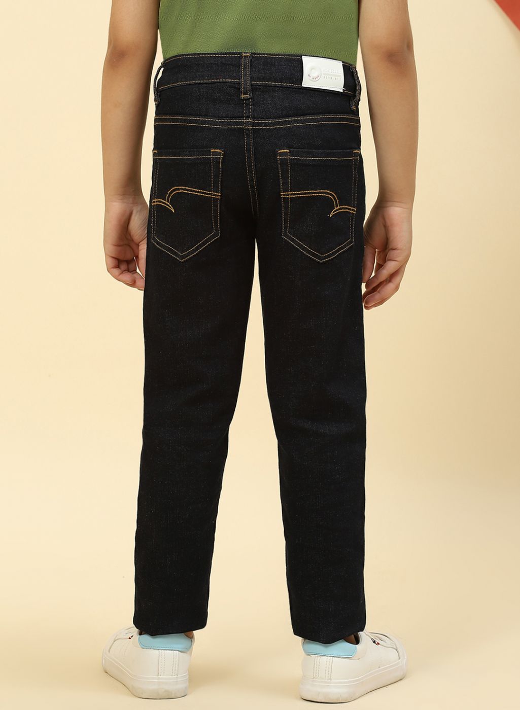 Boys NAvy Blue Slim Fit Denim