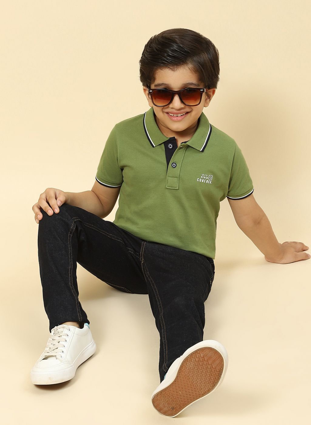 Boys NAvy Blue Slim Fit Denim