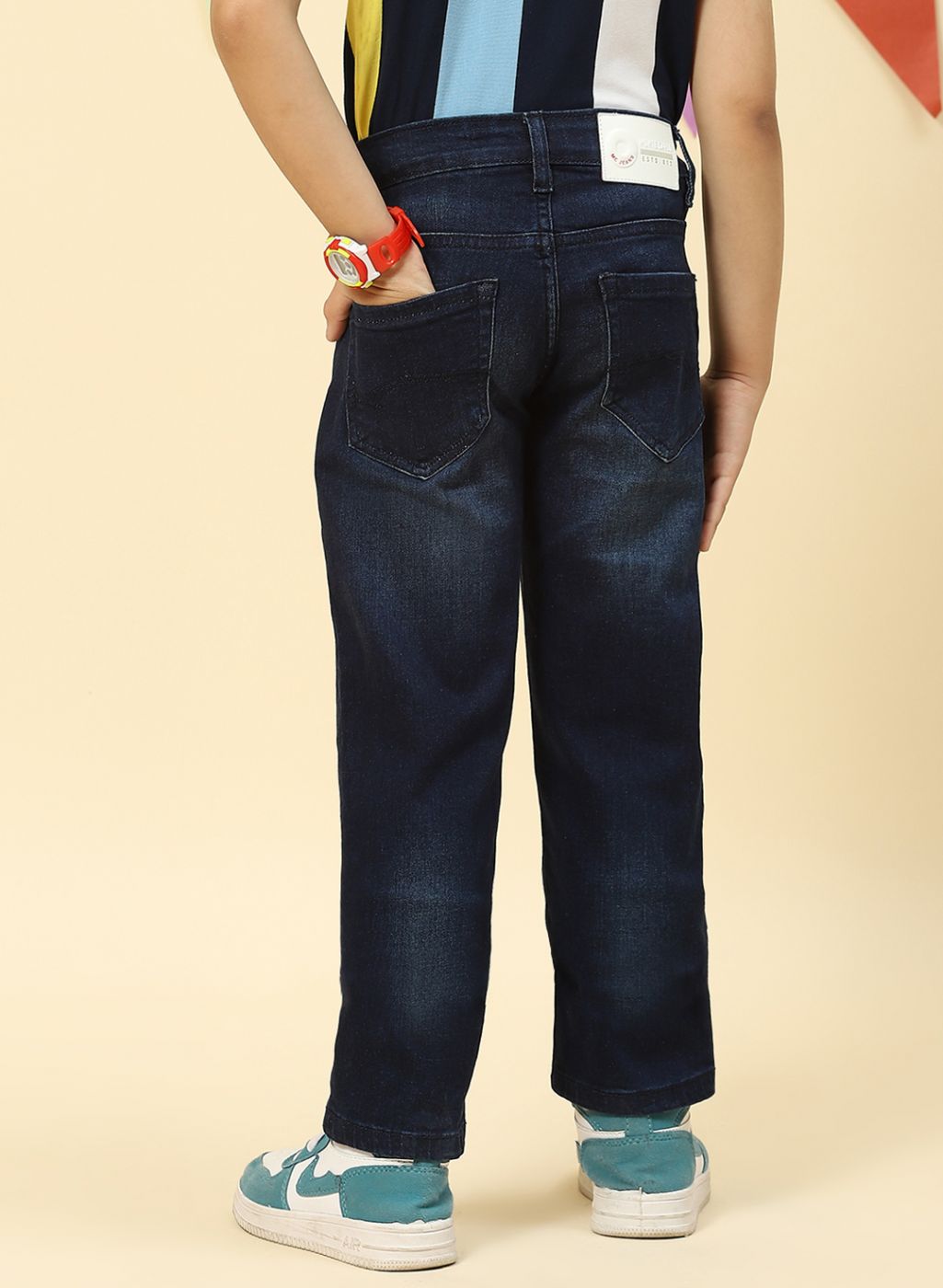 Boys Blue Regular Fit Denim