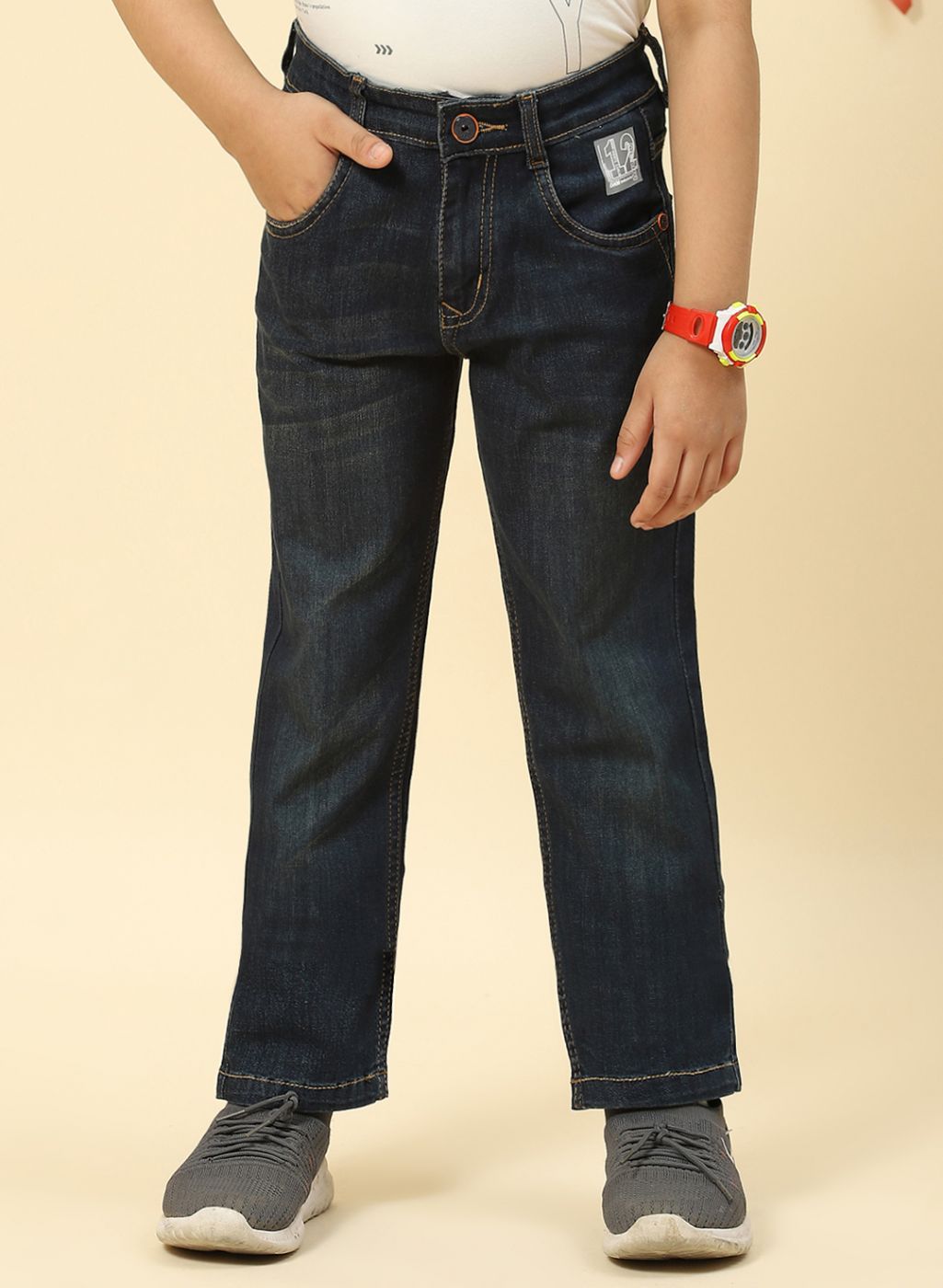 Boys Blue Regular Fit Denim