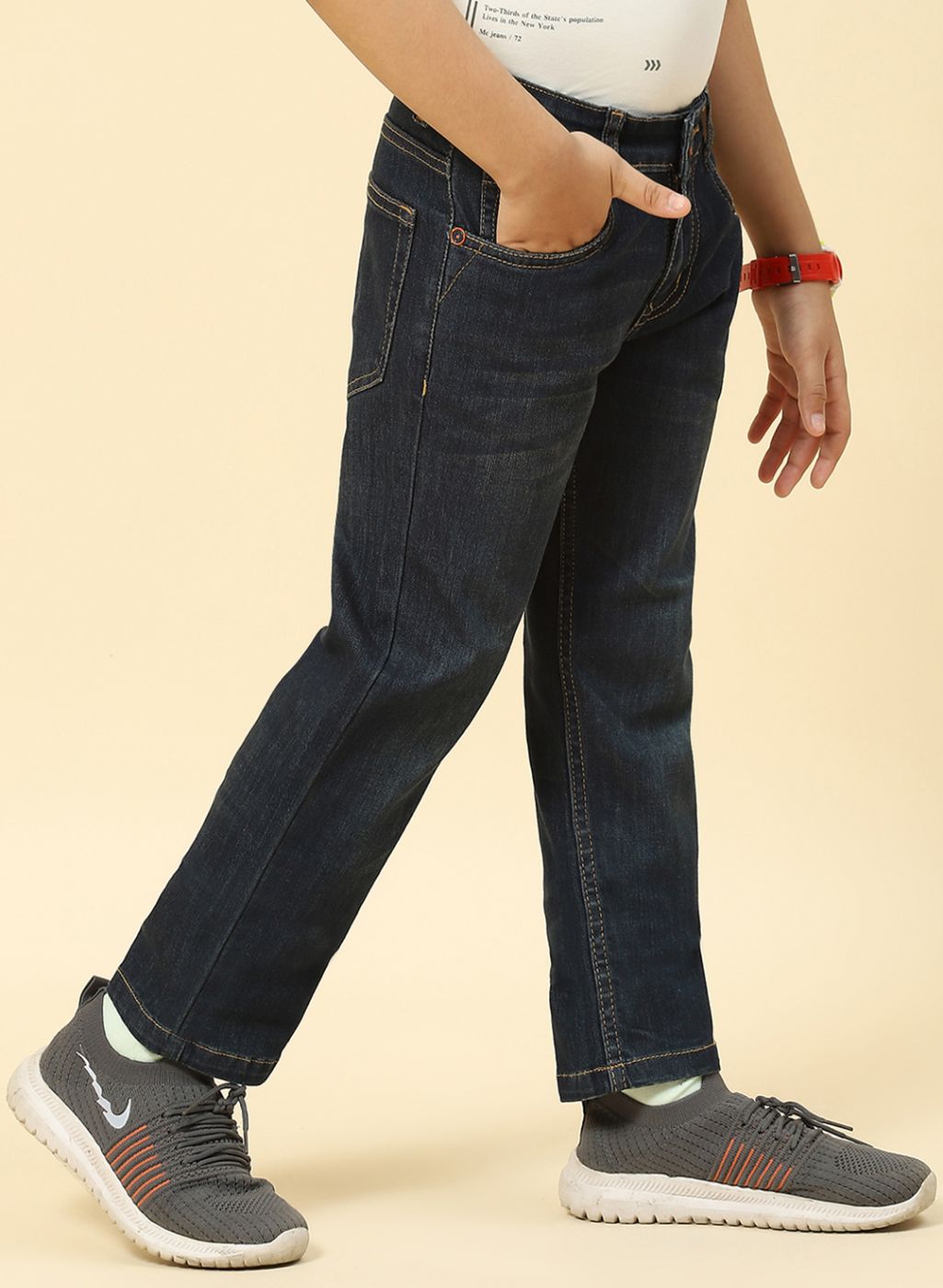 Boys Blue Regular Fit Denim