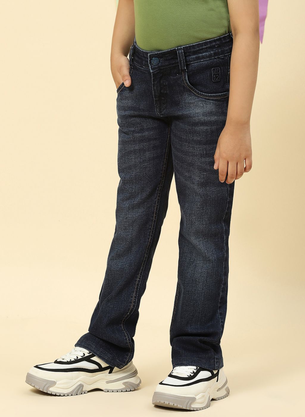 Boys Blue Regular Fit Denim