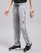 Boys Grey Melange Printed Regular Fit Lower