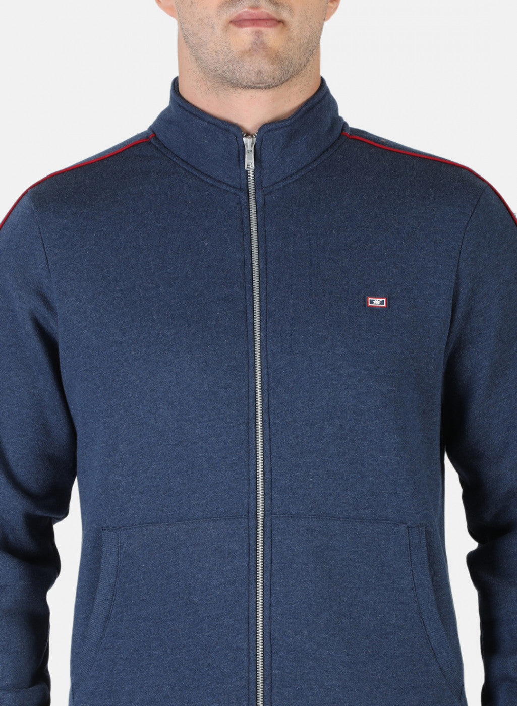 Men NAvy Blue Plain Tracksuit