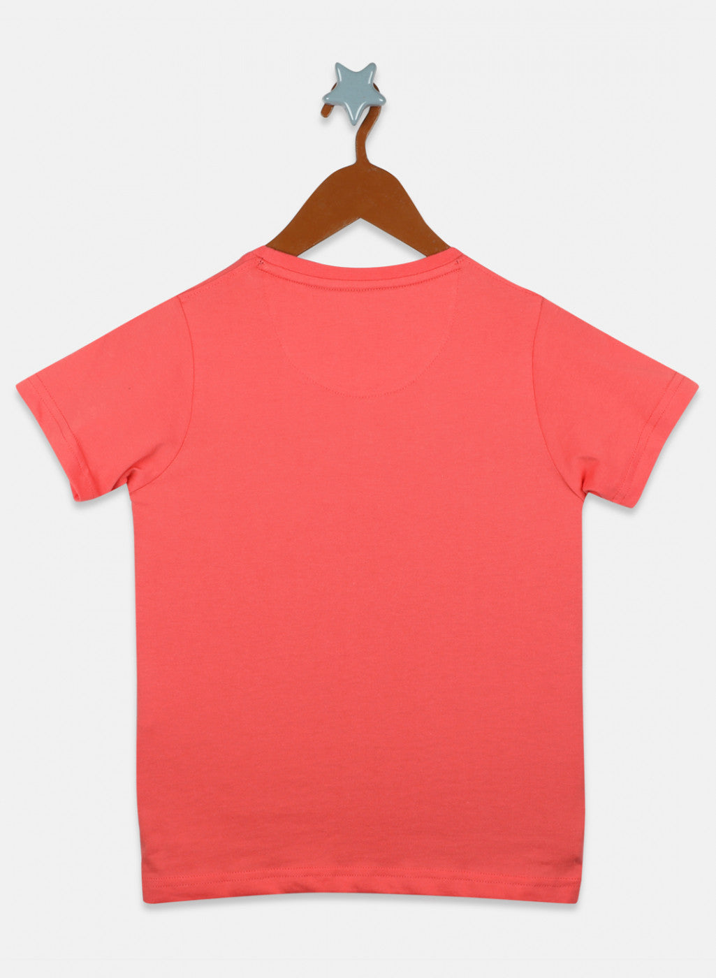 Boys Sea Green & Pink Printed T-Shirt