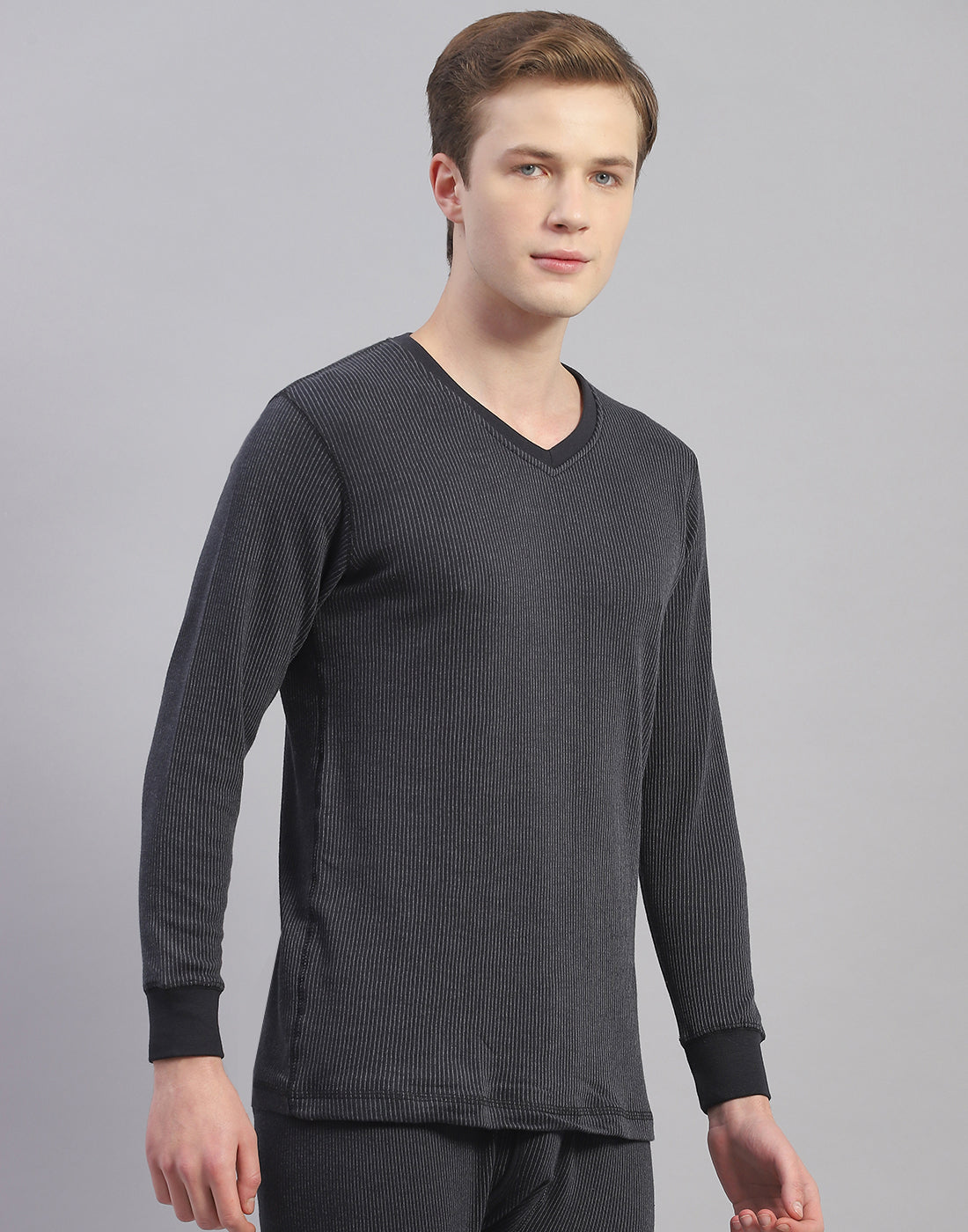 Men's v neck outlet long sleeve thermal vest