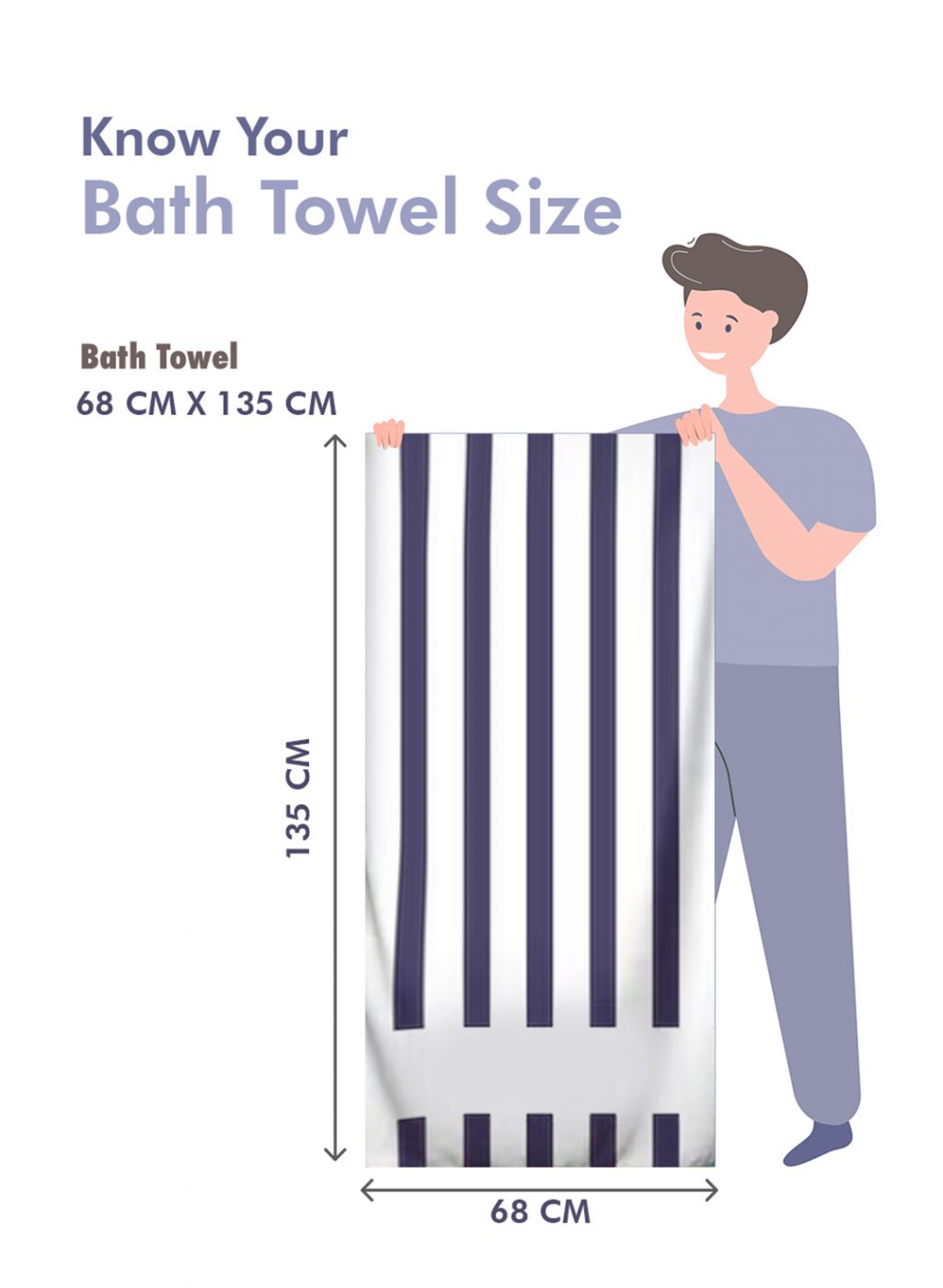 Grey Cotton 400 GSM Bath Towel