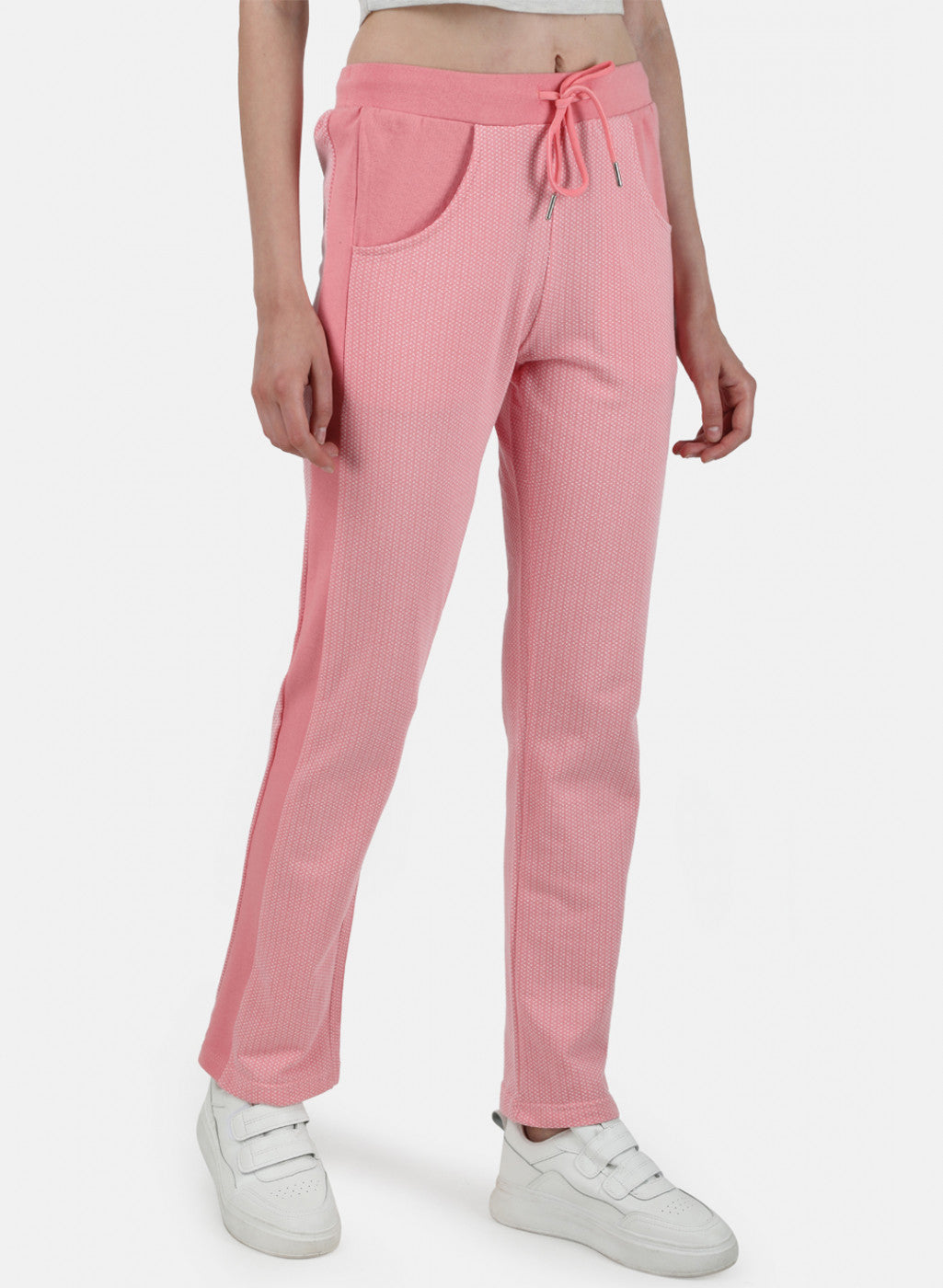 Womens Pink Jaquard Lower