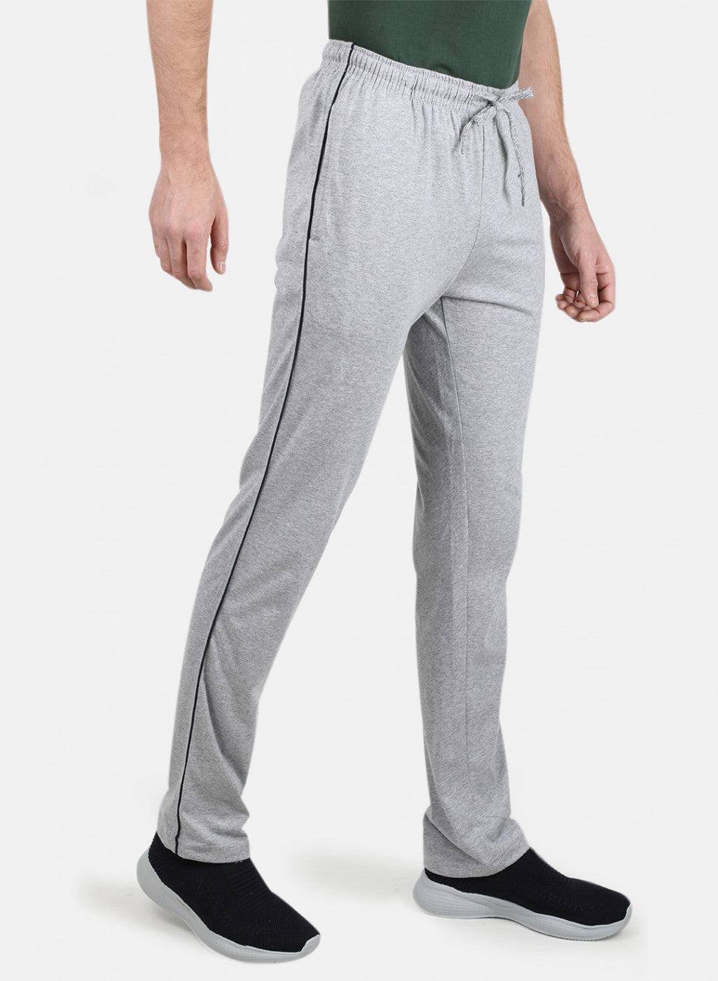 Mens Grey Plain Lower