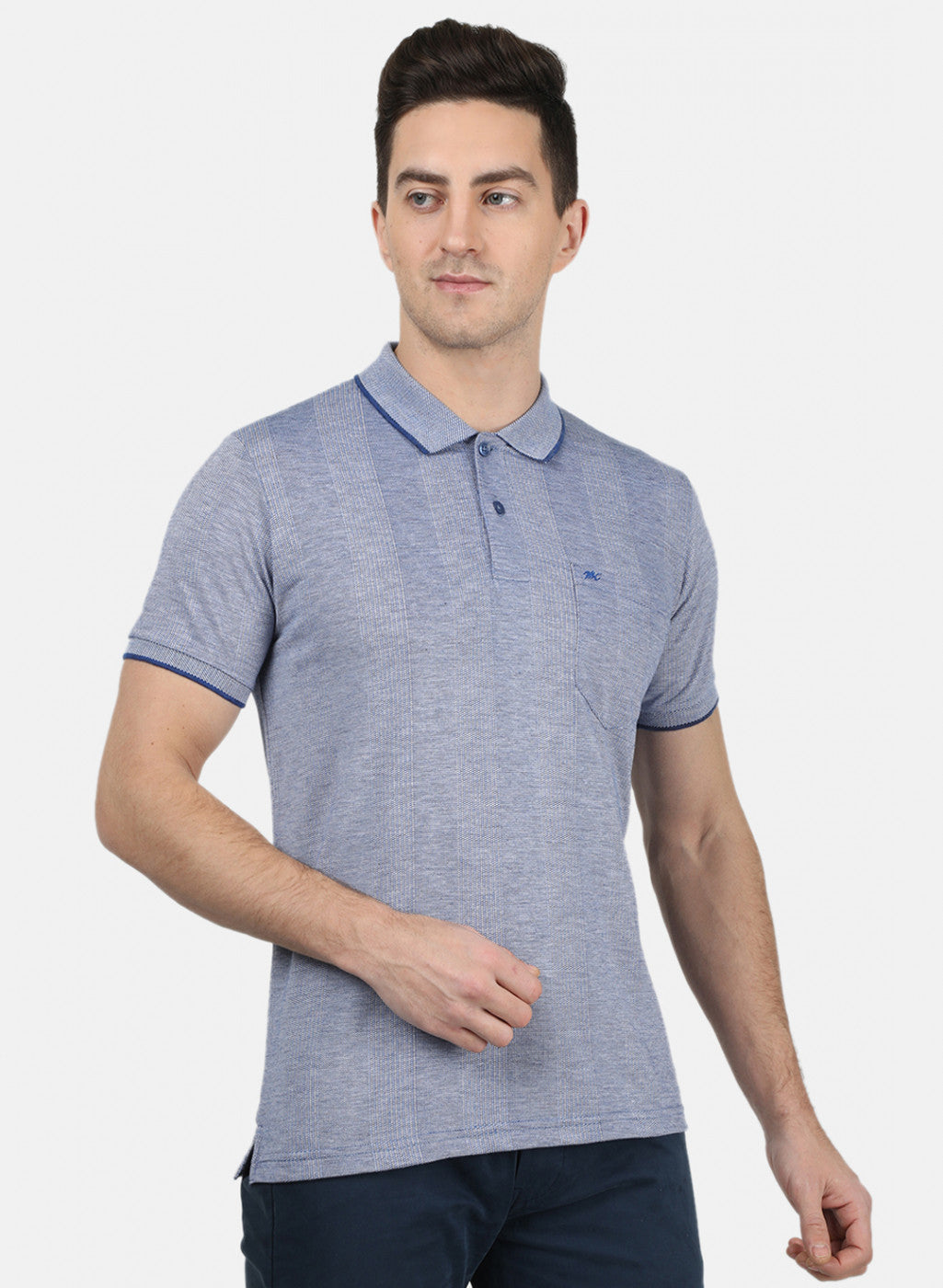 Mens Blue Stripe T-Shirt