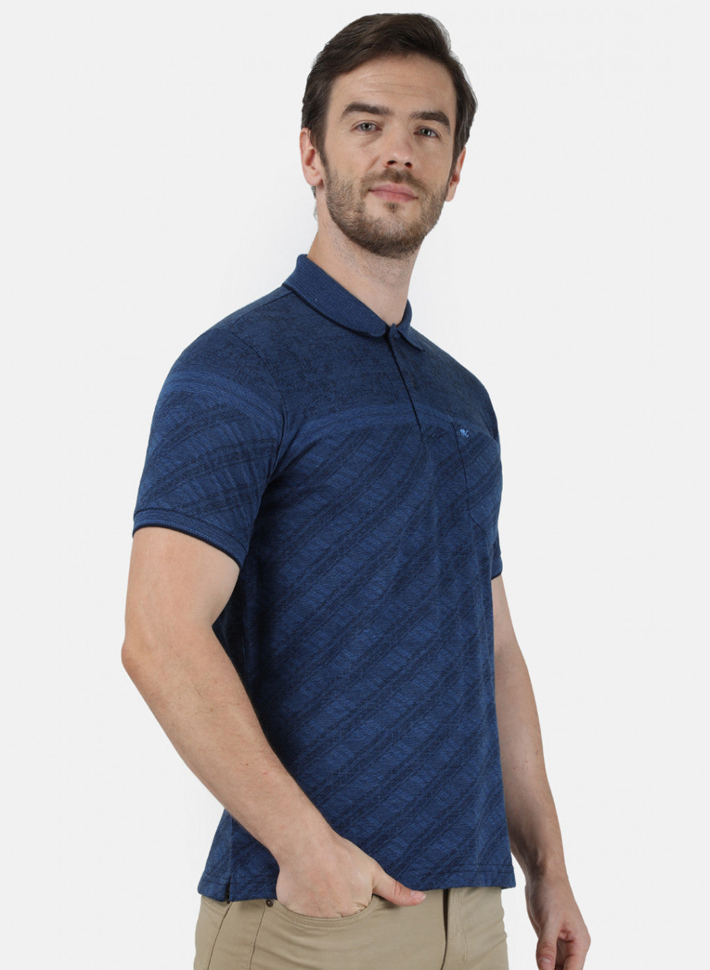 Mens Blue Stripe T-Shirt