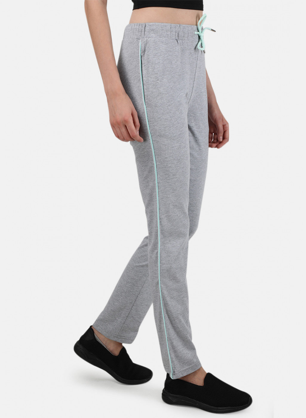 Womens Grey Plain Lower