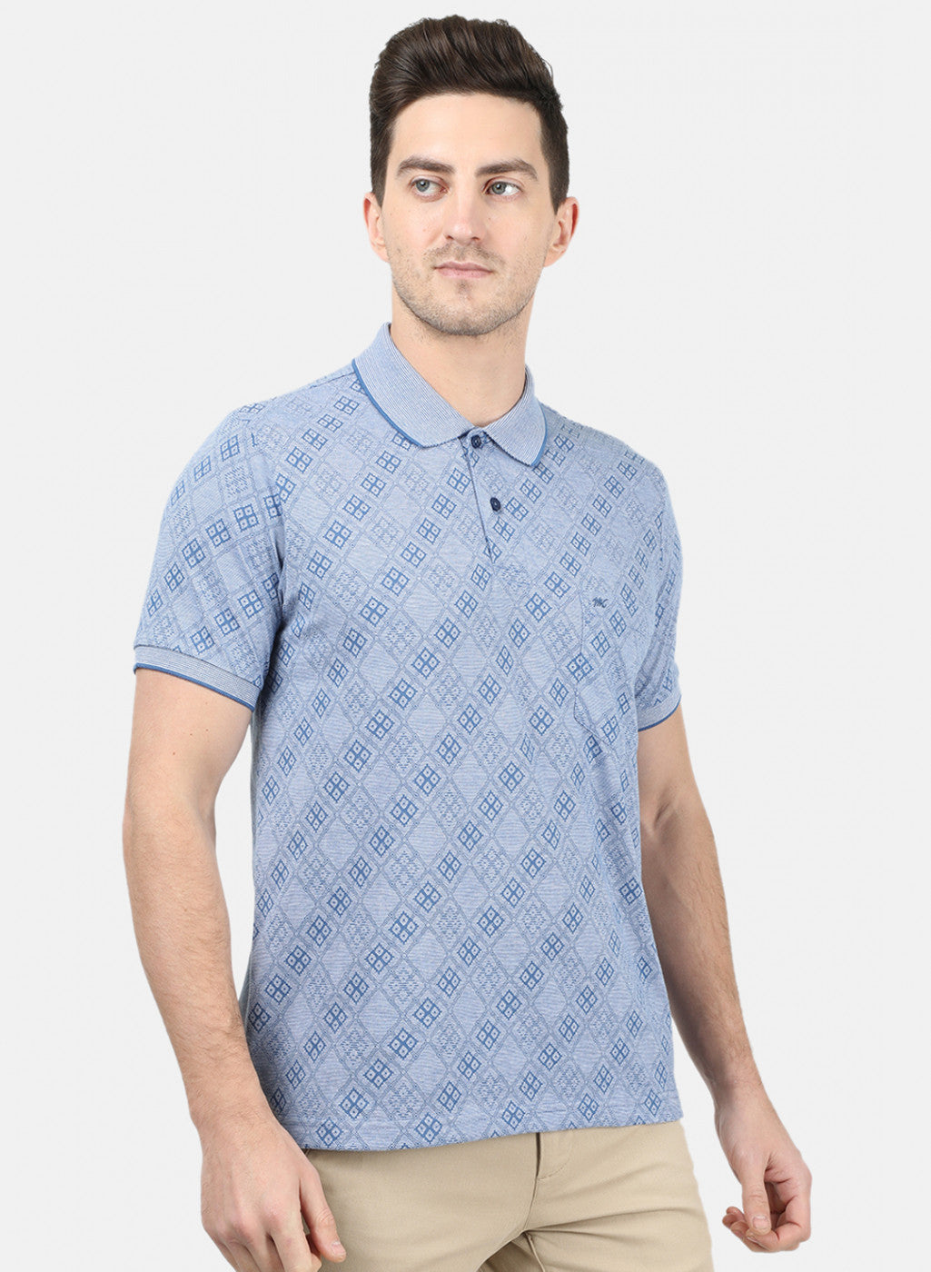 Mens Blue Stripe T-Shirt