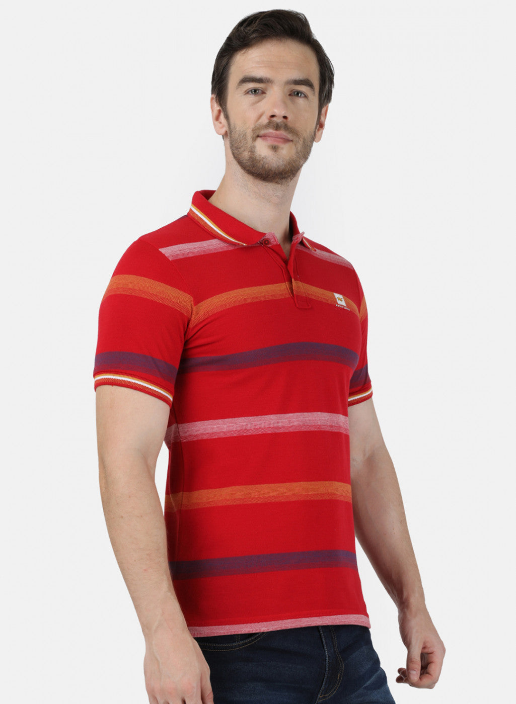 Mens Red Stripe T-Shirt