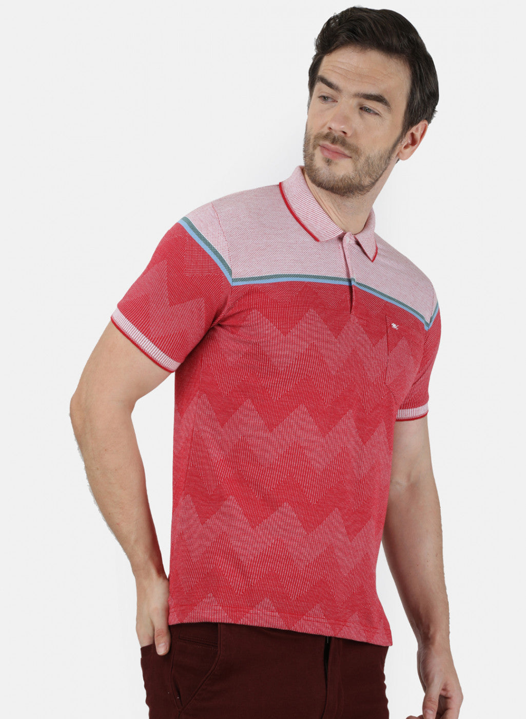 Mens Red Stripe T-Shirt